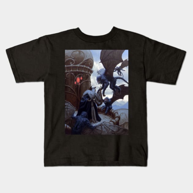 Wicked Witch of the West Kids T-Shirt by Spiderwebart Gallery